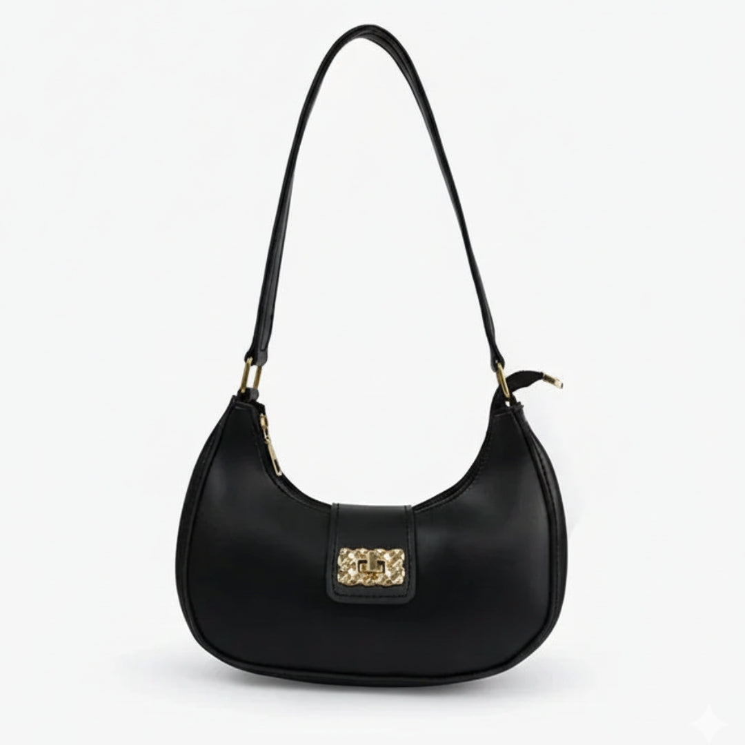 Bella Luxe Shoulder Bag Black