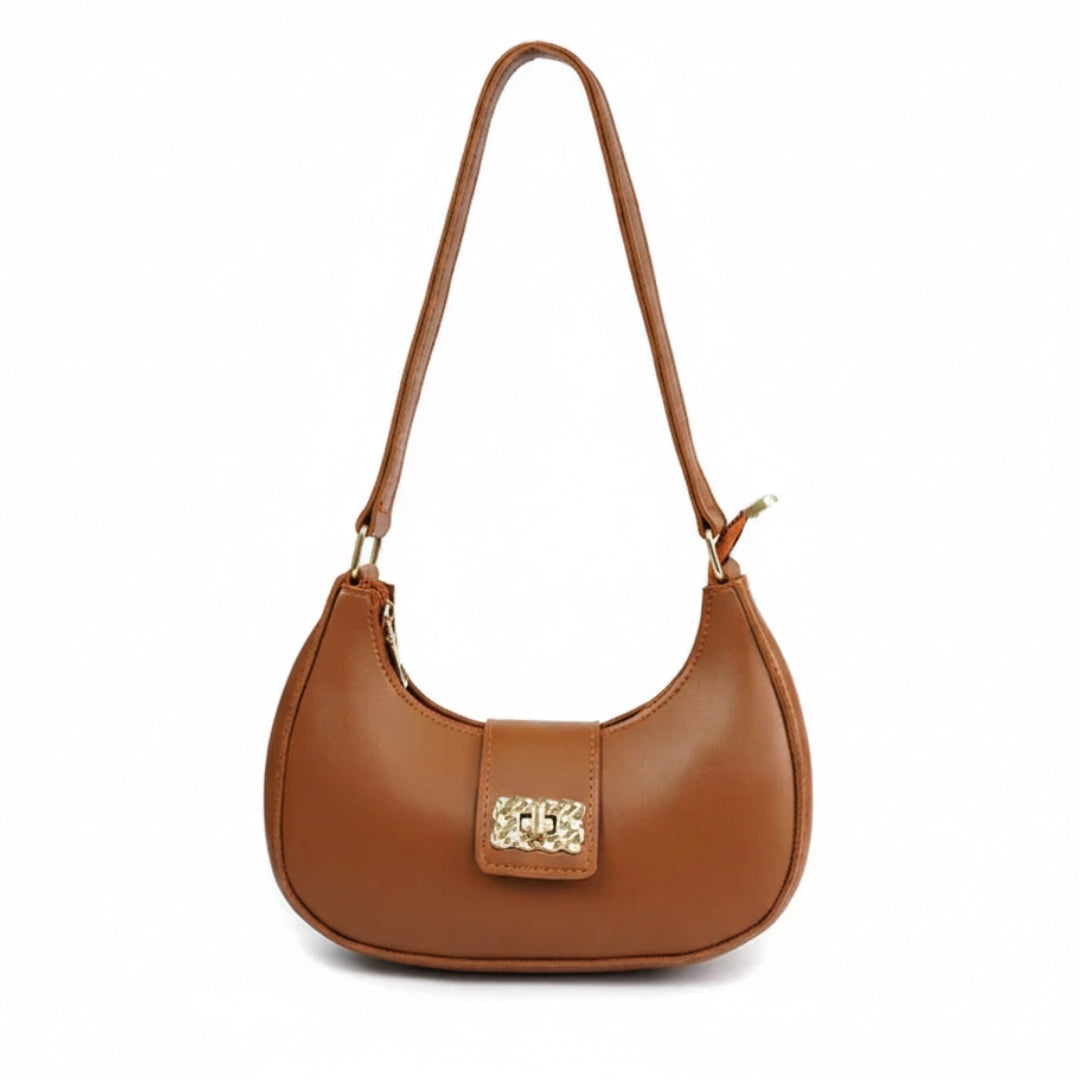 Bella Luxe Shoulder Bag Brown